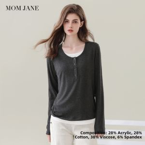 Mom Jane | Nursing Maternity Thermal Faux Two-Piece Top
