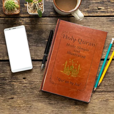 Quran Study Guide For Beginners Students Adults Islamic Book Colorful Painted Patterns Print Simple Holy Quran Illustrated Book