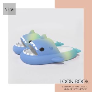 รองเท้าแตะ QKKshop สวม ถูกถูก เด็กๆ ใส่วิ่งเล่นทั้งวัน ราคาถูก รองเท้าปลาฉลาม