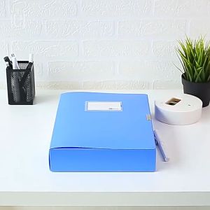 A4 File Case Document Organizer Large Capacity File Box PP File Organizer 32X23.8CM