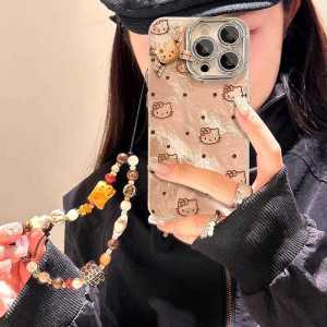 เคสสำหรับ VIVO V40 5G V30 V23กล้อง V27 V29พร้อมฟิล์ม & สร้อยข้อมือเงิน KT แมวน่ารักสีแดง Bowtie ปีใหม่ปลอกแข็งกันกระแทก