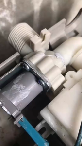 วาล์วน้ำเข้า LG เครื่องซักผ้า อะไหล่เครื่องซักผ้า แอลจี 1ทาง วาล์วเดี่ยว เครื่องซักผ้า ฝาบน IV-11A-48 AC 220V