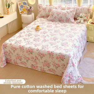 BEIPIN | Comfortable All Cotton Thickened Bedding Set Three-Piece
