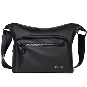 Youth Oxford Cloth Crossbody Bag Casual Outdoor Cycling Sport Bag Waterproof Mens Leisure Bag Soft Shoulder Strap Backpack