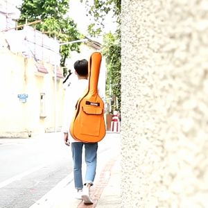 กระเป๋ากีตาร์ กระเป๋ากีต้าร์โปร่ง 41" นิ้ว ผ้าOxfordกันน้ำได้ บุฟองน้ำ (ตรงปก)