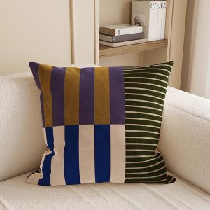 Modern Simple Cartoon Sofa Pillow Home Decorative Window Seat Cushion Living Room Backrest Pad Core Included Headboard Pad