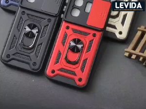 Infinix Hot 50I Case Robot Ringstand Slide Kamera Infinix Hot 50I