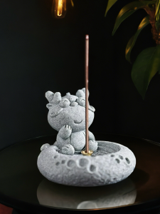 Cute Desktop Decorations Chinese Style Tea Ceremony Incense Holder Twelve Zodiac Signs Qing Sandstone Dragon Shape Sculpture