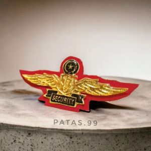 lencana wing satpam fiber