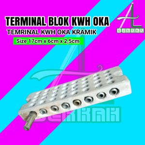 Terminal Blok Kwh Oka Kramik Pk Kaca Oka 3 Phase