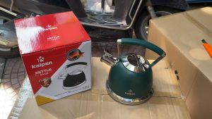 Ấm đun nước Inox 304 cao cấp Kalpen KK02 dung tích 2.5L dùng bếp từ hàng Đức