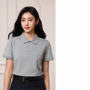 YIMAWEI | Customized Logo Workwear Polo Shirt Gray