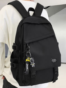 Large Capacity Backpack for Boys High School College Students Double Shoulder Computer Bag Commuter Style Polyester Lining Non Waterproof