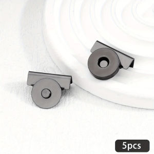 5Pairs Metal Seamless Magnetic Buckle for Bags - Magnetic Snap Buttons for DIY Buckle Closure Magnetic Snaps for Handbags