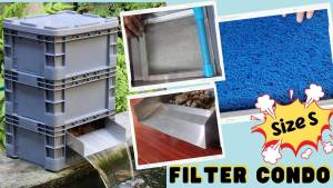 P&N Filter Condo - ถังกรองน้ำคอนโด Size S ไม่รวมวัสดุกรอง - สายยางและปั๊มน้ำ