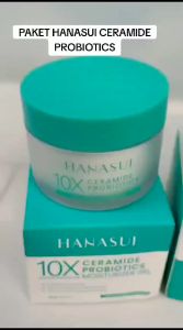 Paket Ceramide Probiotics Hanasui: Solusi Bebas Komedo & Benerin Skin Barrier Moisturize Gel/Clear Pad/Peeling Gel