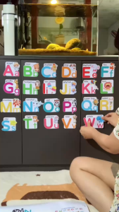 Decal Bảng Chữ Cái Tiếng Anh Chữ Số Từ 0 Đến 10 Dán Tường - Mẫu Dán Rời từng chi tiết