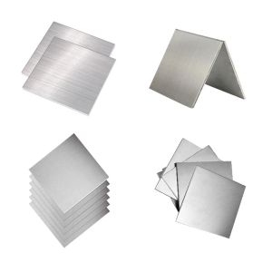 2/1pcs Stainles Steel Sheet Silver 304 Stainless Steel Fine Plate Sheet Foil Thickness 0.01mm-3mm For Precision Machinery