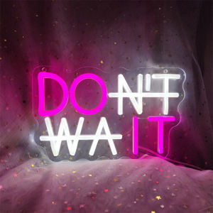 LED Neon Sign DONT QUIT USB Neon Sign Light Wall Art Gym Decorative Hanging Sign For Bar Bedroom Living Room Party Home Decor