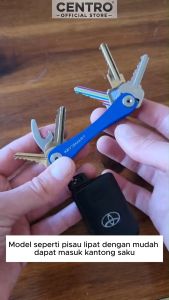 Gantungan Kunci Alat Organizer Kunci Hemat Tempat Untuk Banyak Kunci Praktis | Keysmart Swiss Army Keychain Organizer and Holders Size L | Holder Kunci Alat Organizer Kunci Gantung Lipat Kunci Pintu Rumah Kamar Kosan Mobil Serbaguna Gampang Masuk Kantong