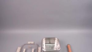 Nồi Chiên Sâu Lòng Bằng Thép Không Gỉ Có Giỏ Và Nắp Dung Tích 4-5L Chảo Chiên Vuông Di Động Dụng Cụ Nấu Ăn Thân Thiện Với Môi Trường