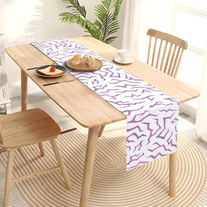 1-Piece [Night Trend] Print Table Runner Washable & Reusable Home Dining & Coffee Table Runner