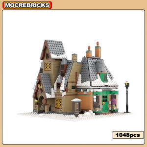 MOC-158767 Mùa đông làng thiết lập xây dựng nhà mô-đun xây dựng khối bộ dụng cụ lắp ráp sáng tạo mô hình gạch đồ chơi quà tặng Giáng sinh của trẻ em Tương thích với LEGO