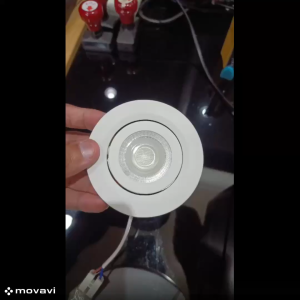 Lampu Downlight Led COB Panel 6w Sorot Spot Light 6 Watt 6 w Bulat Cahaya Putih Kuning Goyang Rotary