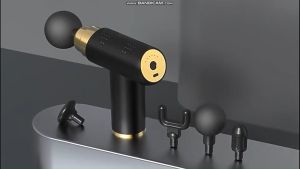 Mini Massage Gun Portable Muscle Facial Massage Gun Soreness Pain Relief Body Relaxation Tissue Fascia USB Rechargeable