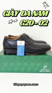 Giày Nam Da Bò G20-02 Chất Liệu Cao Cấp