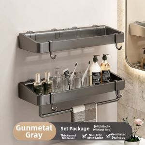 Hourleey | Suction Wall-mounted Bathroom Shelf
