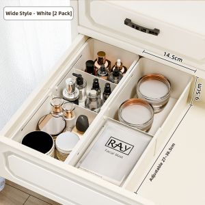 UKOBT | Adjustable Drawer Storage Organizer Box