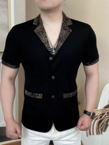 Kawadu | Sparkly Thin Fashion Fitted Shirt