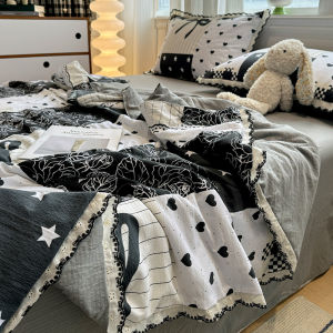susan | Double Layered Breathable Summer Quilt Set For Double Bed