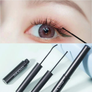 SHELOVES มิลลิ่งมาสคาร่ายาว Ultra-Fine กันน้ํา Smudge-Proof Curling หนาสําหรับอีกต่อไป Curler Lashes