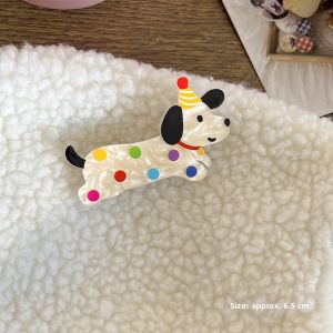 Cute Cartoon Dog Cat Hair Clips for Side Bangs and Loose Hair