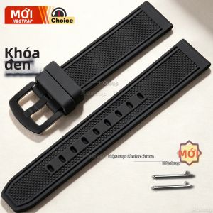 Dây Đeo Đồng Hồ Silicon Cỡ Lớn 220mm 22mm Tháo Lắp Nhanh Chống Nước Dây Đeo Cao Su Nam Dây Đeo Cổ Tay Phổ Thông Cho Đồng Hồ Truyền Thống