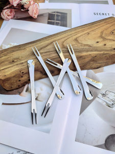 chockmen | Stainless Steel Fruit and Dessert Fork Tongs