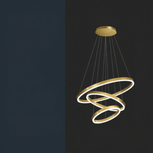 Modern Simple Villa Loft Staircase Foyer Light