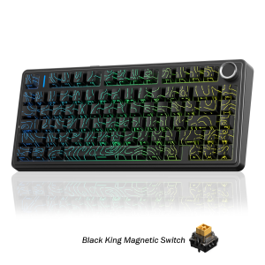 AULA | Bàn Phím Cơ AULA F75 HE 75% RGB Hot Swap Ba Chế Độ Tốc Độ Phản Hồi 8K Pin 4000mAh Không Dây Chơi Game Với Switch Từ Tính Hall Effect