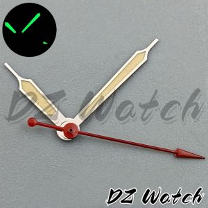 DZ 34.3mm Black White Blue Green Sterile Watch Dial Double Calendar Scale Luminous Fit NH35 NH36 Movement Watch Replace Part