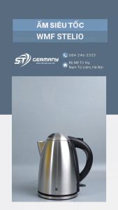 Ấm Siêu Tốc WMF Stelio Nội Địa Đức Dung Tích 1.7L Bình đun siêu tốc Chất Liệu Thép Cao Cấp ấm đun siêu tốc Công Suất Lớn bình đun sôi nước gia đình An Toàn GermaySnT 10060