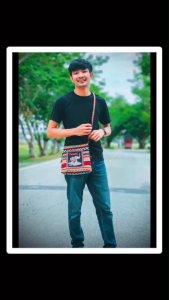 (เลือกลายได้) ย่ามก้นมน กระเป๋าก้นมนผ้าพื้นเมือง ขนาด 9 นิ้ว