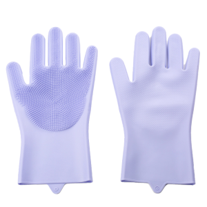 Pet Grooming Bathing Gloves Dog Cat Bathing Shampoo Scrubber Magic Massaging Cleaning Cleanner Sponge Silicon Hair Removal Glove