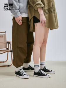 Couples Canvas Shoes Casual Youth Trendy Boys Girls Leisure Board Shoes Breathable Cloth Upgraded Version Flat Heel Rubber Sole