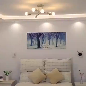 Lampu Gantung Lampu Plafon Ruang Tamu Modern chandelier lampu hias kamar Industrial Besi Untu