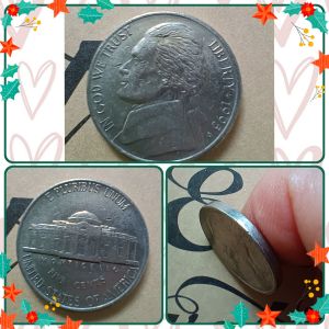 100% Authentic 1995 USA Jefferson Nickel 5 Cent Coin Beautiful good condition *Actual photo taken not from library photos * Catalogue #0240 Features Country: United States Period: Federal republic (1776-date) Type: Standard circulation coins