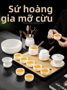 PUQI | Bộ Trà Gốm Ngọc Béo Vịt