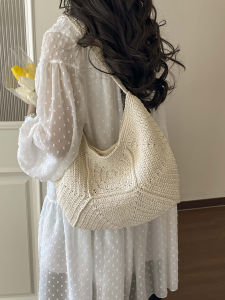 TANGKOU | Versatile Large Capacity Straw Tote Handbag