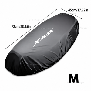For YAMAHA XMAX300 XMAX400 XMAX X-MAX XMAX 125 XMAX250 XMAX 300 400 Motorcycle Rain Seat Cover Waterproof Saddle Cover Black 210